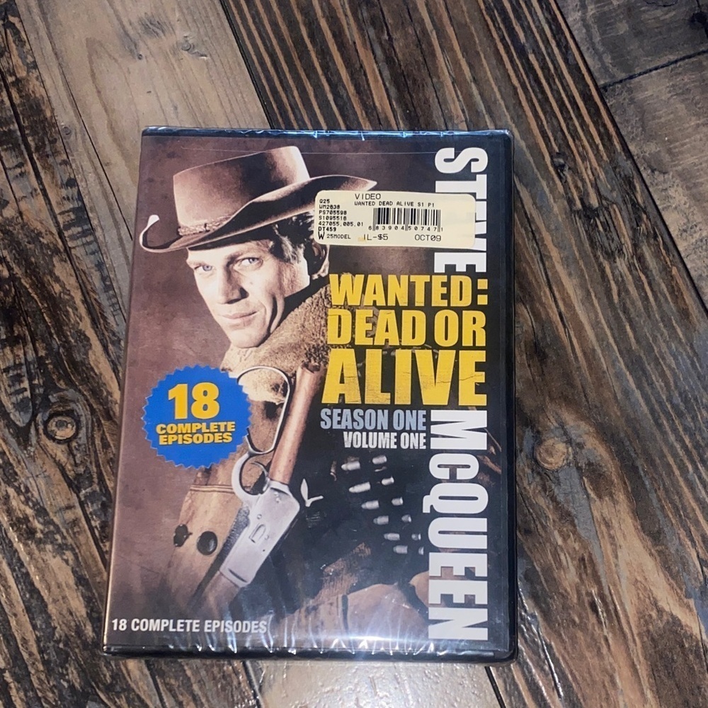 New Steve McQueen wanted dead or alive season one dvd set